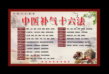 中醫(yī)補(bǔ)氣十六法中醫(yī)養(yǎng)生文化系列