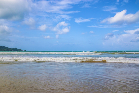 海滩海边海岸线