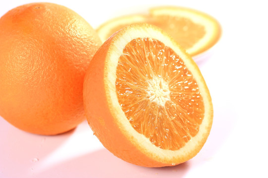 橙子切开