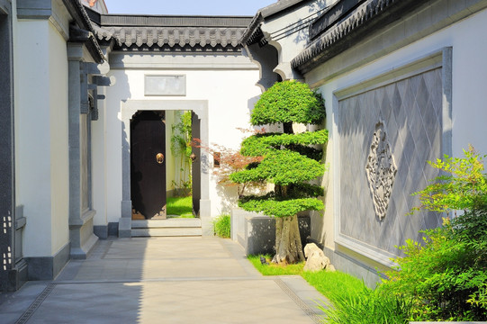 仿古庭院