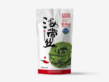 海帶絲香辣味包裝設計