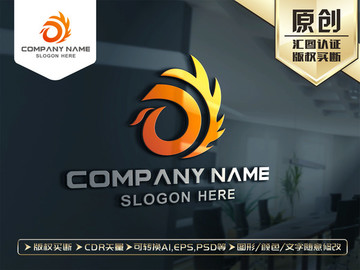 鳳凰標志鳳凰LOGO設計