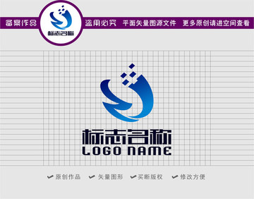 ZJ字母JZ标志科技logo