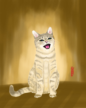 貓