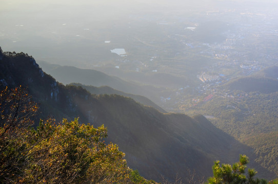 江西九江庐山地质公园深秋