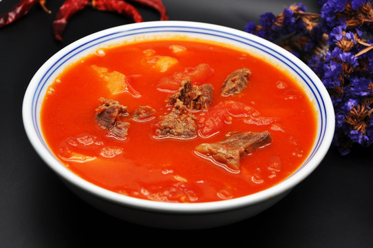番茄牛肉浓汤