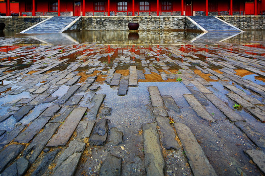 雨后的紫禁城故宫