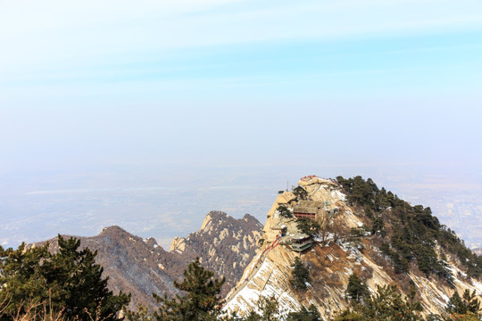 陕西华山莲花峰风光