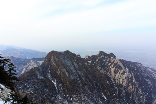 陕西华山群峰风光