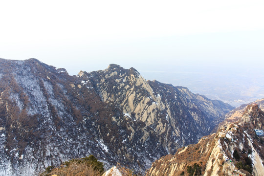 陕西华山群峰风光