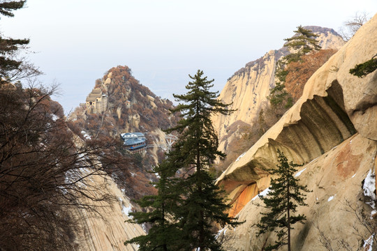 陕西华山飞鱼岭风光