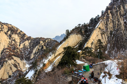 陕西华山群山风光