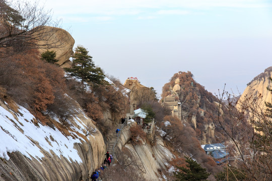 陕西华山群山风光