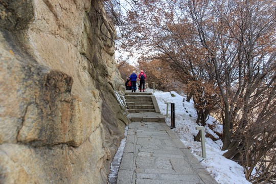 陕西华山步道