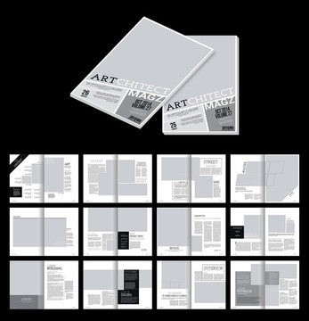 企業(yè)通用畫冊宣傳手冊ai模板