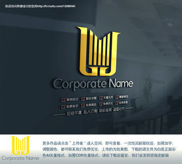 JL字母简约logo