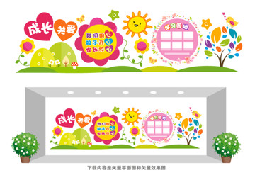 幼兒教育機構宣傳欄