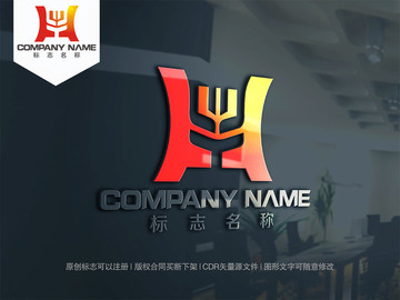 鼎logo麦子商标