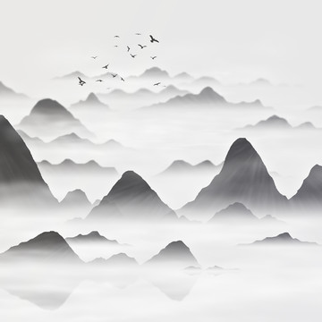 意境水墨畫
