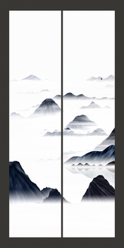 簡約中國水墨