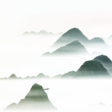簡約中國水墨