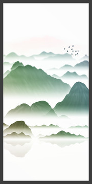 簡(jiǎn)約中國(guó)水墨