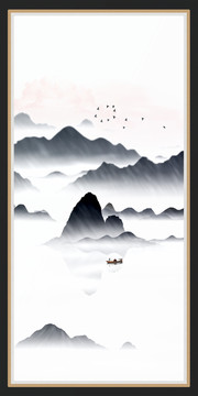 中國水墨裝飾畫