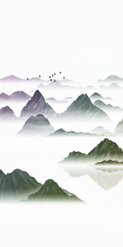 中國(guó)水墨裝飾畫