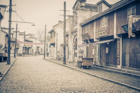 老上海街景