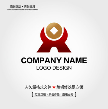 钱币牛头LOGO