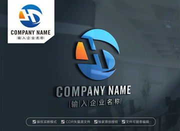 HD字母標(biāo)志DH字母標(biāo)志