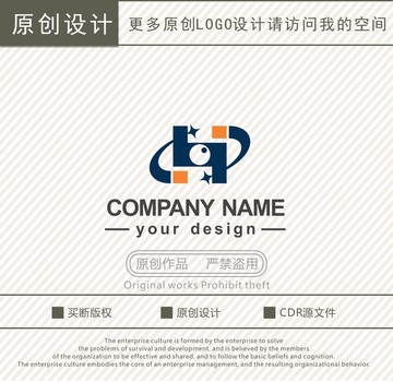 H字母监控设备logo