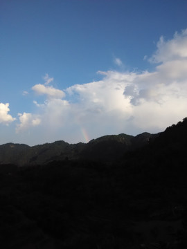 高山天空