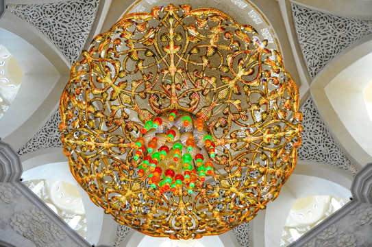 谢赫扎耶德清真寺灯饰