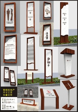 房產售樓部標識牌