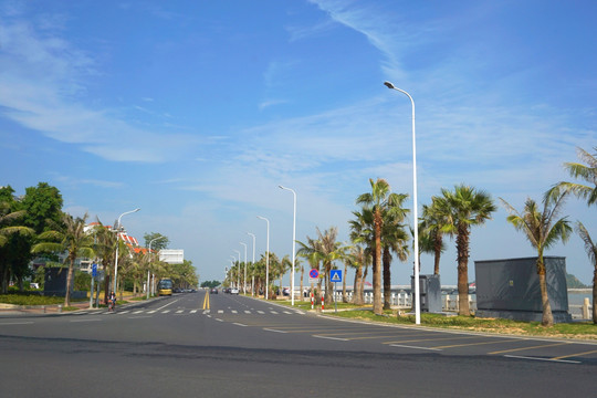 珠海情侣路风光吉大地区