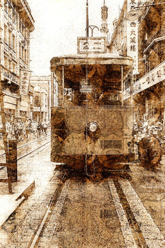 老南京路電車(chē)