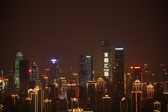 南山一棵树观景台夜景