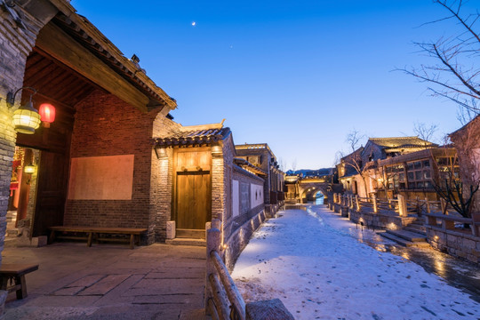 北京古北水镇夜景