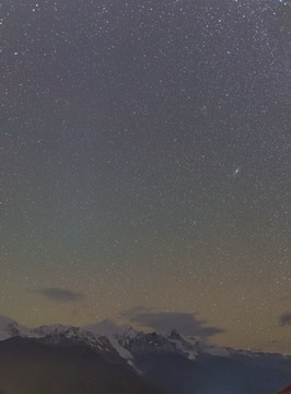 梅里雪山的星空