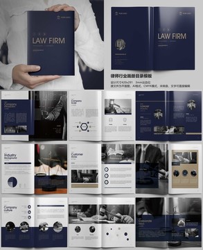 律师律所画册商务画册企业宣传册