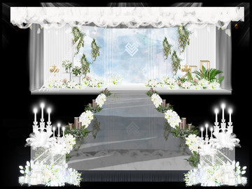 森系婚礼舞台