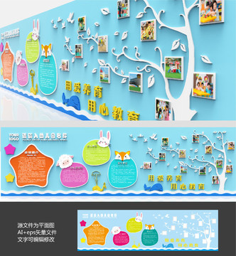 幼兒園文化墻