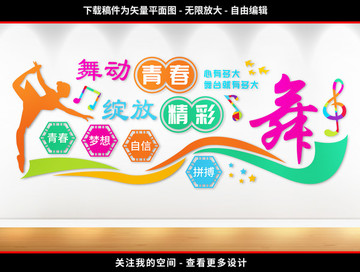 舞蹈文化墻