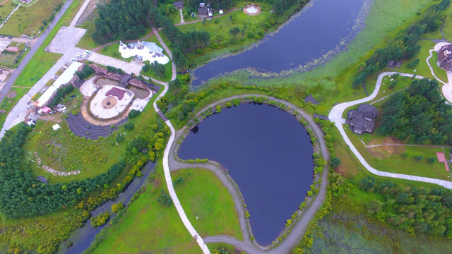 鸟瞰北极村