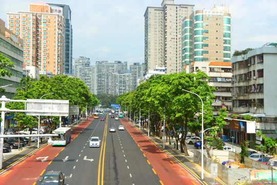 珠海风光城市道路