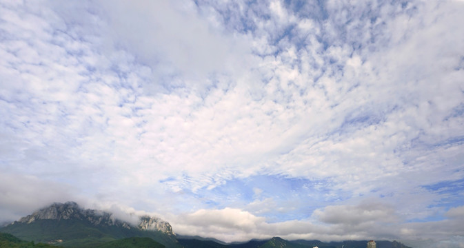 韩国雪岳山远景接图