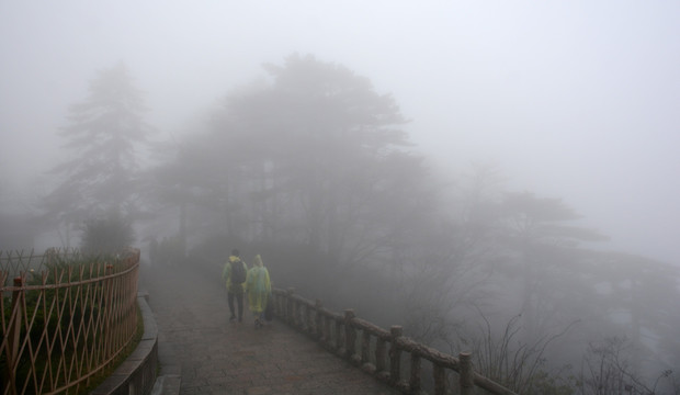 雨雾黄山