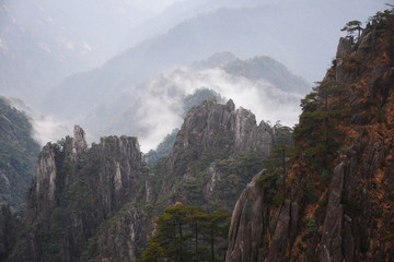 水墨黄山