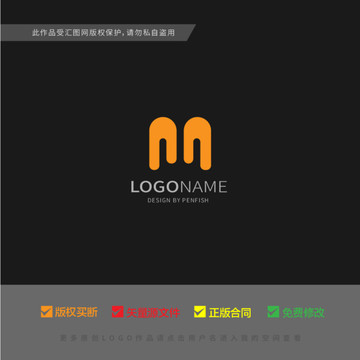 山字LOGO字母Mlogo